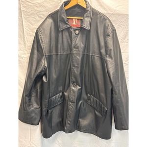 Cricket Men's Leather Jacket London England XXL